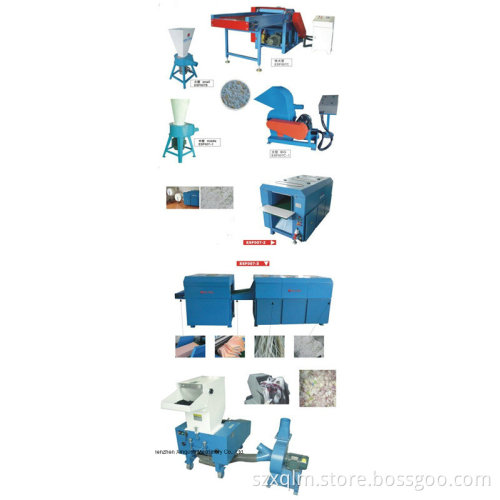Recycle Foam/Fabric Machine &Filling Cushion and Backrest